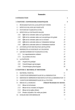 Reponses physiologiques de trois varietes de pasteque