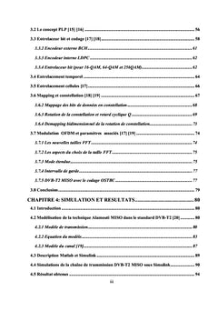 Analyse de performance des techniques MISO appliquees au norme DVB-T2