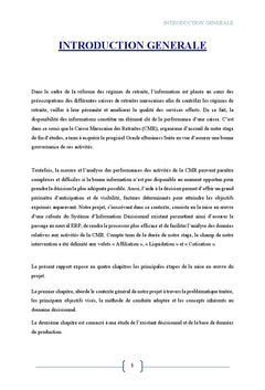 Refonte du Système d'Information Décisionnel de la CMR