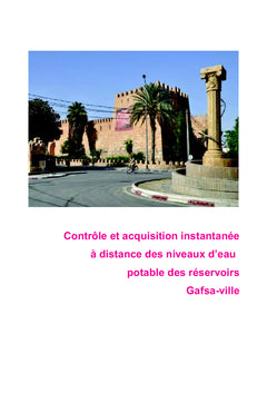 Contrôle et acquisation des niveaux d'eau des reservoirs Gafsa ville