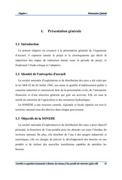 Contrôle et acquisation des niveaux d'eau des reservoirs Gafsa ville
