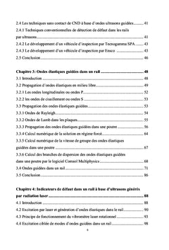 Detection de defaut transversal dans un rail