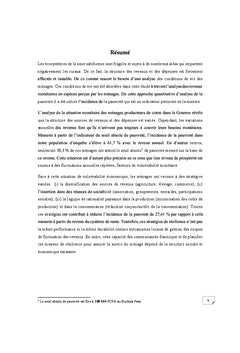 Resilience et strategies locales d'adaptation des cotonculteurs