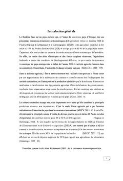 Resilience et strategies locales d'adaptation des cotonculteurs