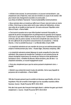 Communiquer la sobriété heureuse