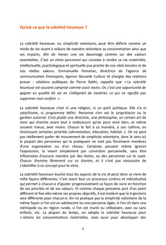 Communiquer la sobriété heureuse