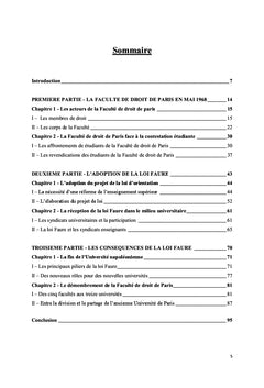 Mai 1968 et ses conséquences sur la Faculté de Droit de Paris