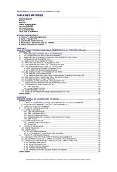 Identification geomatique des potentialites aquiferes