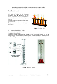 Travaux pratiques de chimie générale: ce qu'il faut savoir