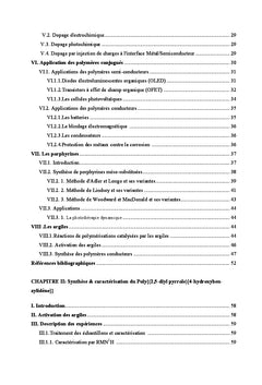 Synthèse de materiau organique semi-conducteur