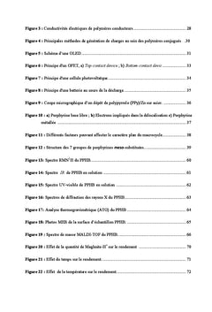 Synthèse de materiau organique semi-conducteur