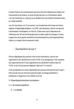 Habitudes Alimentaires et Dyslipoproteinemie Dans L'etude HSHS