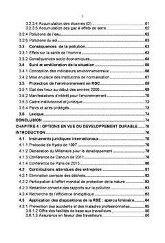 Introduction à la population, l'environnement et le développement