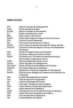 Introduction à la population, l'environnement et le développement