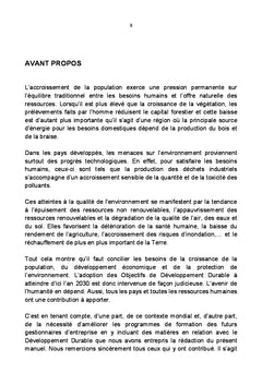 Introduction à la population, l'environnement et le développement