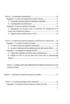 Reflexions sur l'encadrement legal de la cybersecurite canadienne