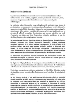 Le patrimoine rural lecture historique et perspective d'avenir