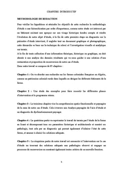 Le patrimoine rural lecture historique et perspective d'avenir