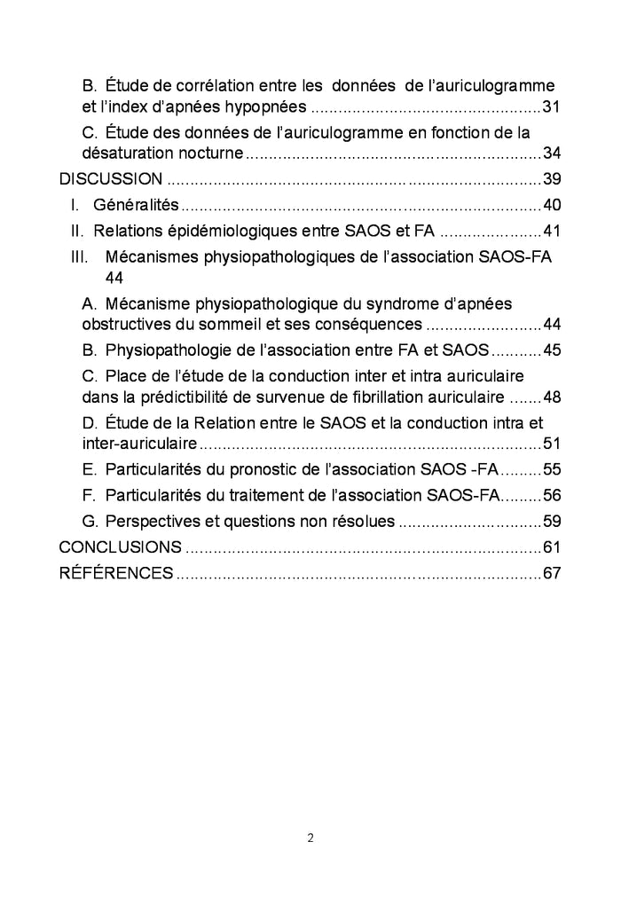 Syndrome d'apnees obstructives du sommeil et fibrillation auriculaire