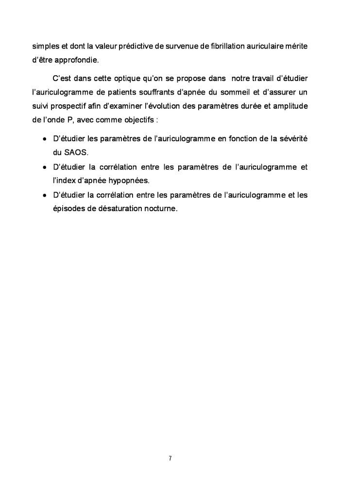 Syndrome d'apnees obstructives du sommeil et fibrillation auriculaire