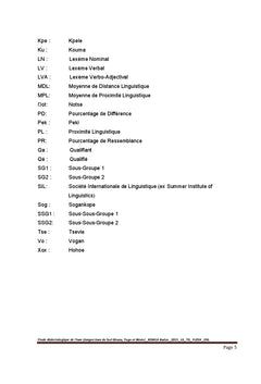 Une etude dialectologique de l'ewe
