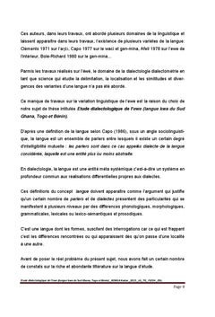 Une etude dialectologique de l'ewe