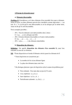 Theorie des probabilités