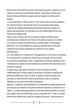 Etude dynamique des poutrès piezoelectriques