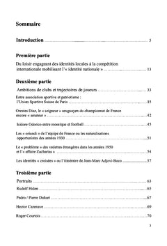 Du jeu de balle A l'identite nationale