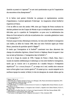 Du jeu de balle A l'identite nationale