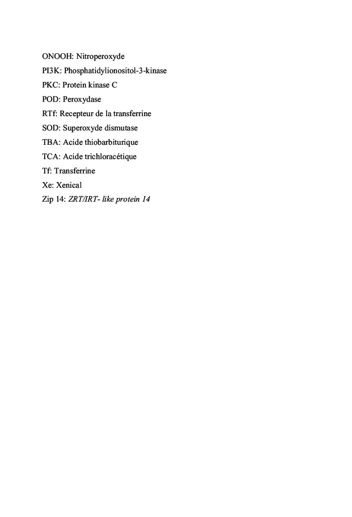 Obésité et stress oxydatif musculaire