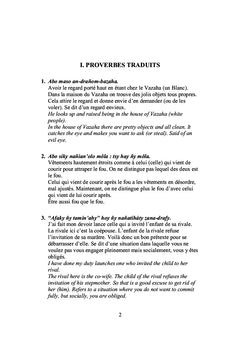 Proverbes malgaches en dialecte tanOsy