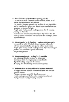 Proverbes malgaches en dialecte tanOsy