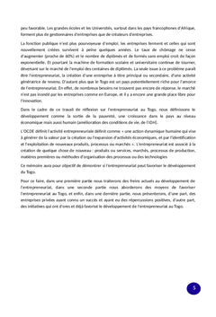 L'entrepreneuriat, facteur de développement au Togo