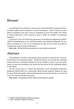 Performance des modulations multiporteuses OFDM/QAM suréchantillonnées