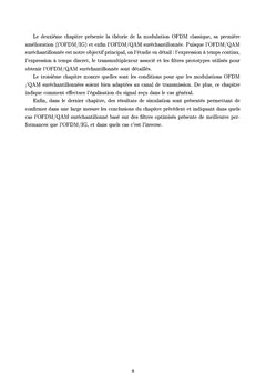 Performance des modulations multiporteuses OFDM/QAM suréchantillonnées