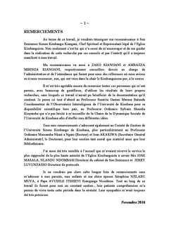 Sociologie de gestualite kimbanguiste