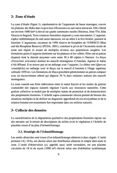 Indicateurs de suivi de la dynamique de dégradation qualitative