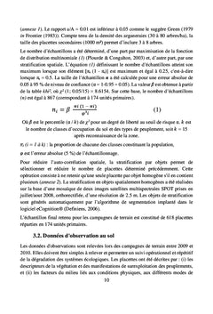 Indicateurs de suivi de la dynamique de dégradation qualitative
