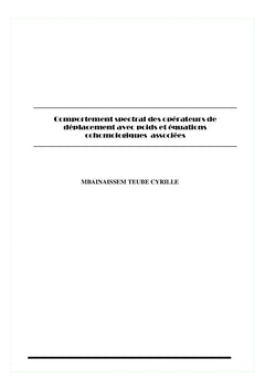 Théorie Spectrale des opérateurs