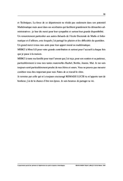 Théorie Spectrale des opérateurs