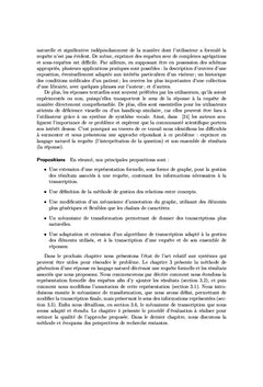 Description en langage naturel d'une requete formel et de son resultat