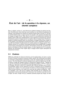 Description en langage naturel d'une requete formel et de son resultat