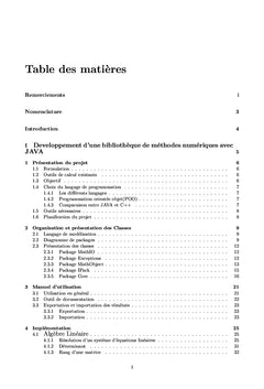 Bibliotheque de methodes numeriques et annuaire de competence