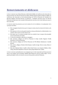 La biocompatibilité des résidus d'OE suite à la stérilisation de DM