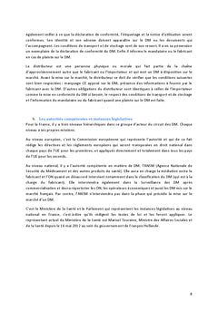 La biocompatibilité des résidus d'OE suite à la stérilisation de DM