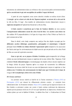 Enregistrements sédimentologiques et minéralogiques
