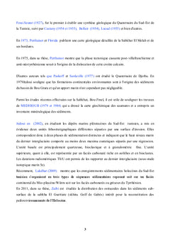 Enregistrements sédimentologiques et minéralogiques