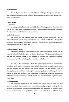 Enregistrements sédimentologiques et minéralogiques