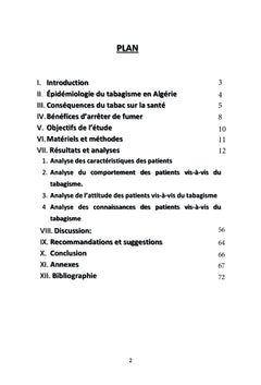 Profil tabagique des patients hospitalisés en service de Pneumologie